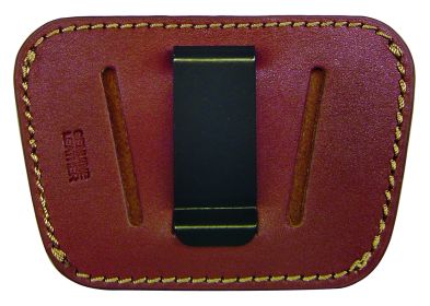 Belt Slide Holster, fits medium to large frame auto handguns-Brown