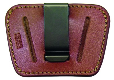 Belt Slide Holster, fits small to medium frame auto handguns-Brown