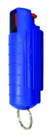 1/2 oz. Pepper Spray w/hard case & key ring - Blue