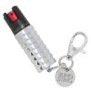 1/2 oz. Pepper Spray w/studded case & key ring - Silver