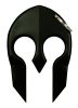 Spartan Self Defense Key Chain- Black