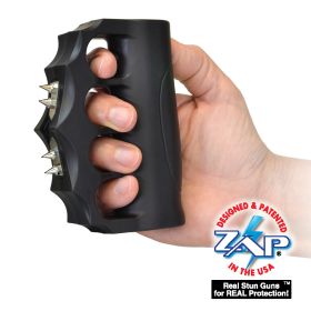 950,000 volt ZAP BLAST KNUCKLE EXTREME stun gun w/holster & batteries