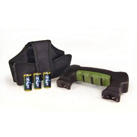 1.2 Million volt ZAP DOUBLE TROUBLE stun gun w/holster & batteries