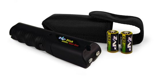 800,000 volt ZAP STICK w/light & case-BLACK