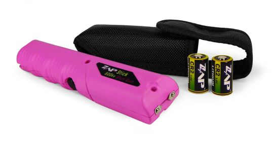 800,000 volt ZAP STICK w/light & case-PINK