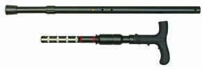 1,000,000 volt ZAP Covert Walking Cane w/Consealed Stun Gun & case