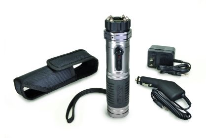 1,000,000 volt ZAP LIGHT stun gun w/flashlight & rechargeable battery w/USB Charger