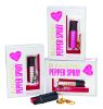 1/2 oz. Pepper Spray w/studded case & key ring - Silver